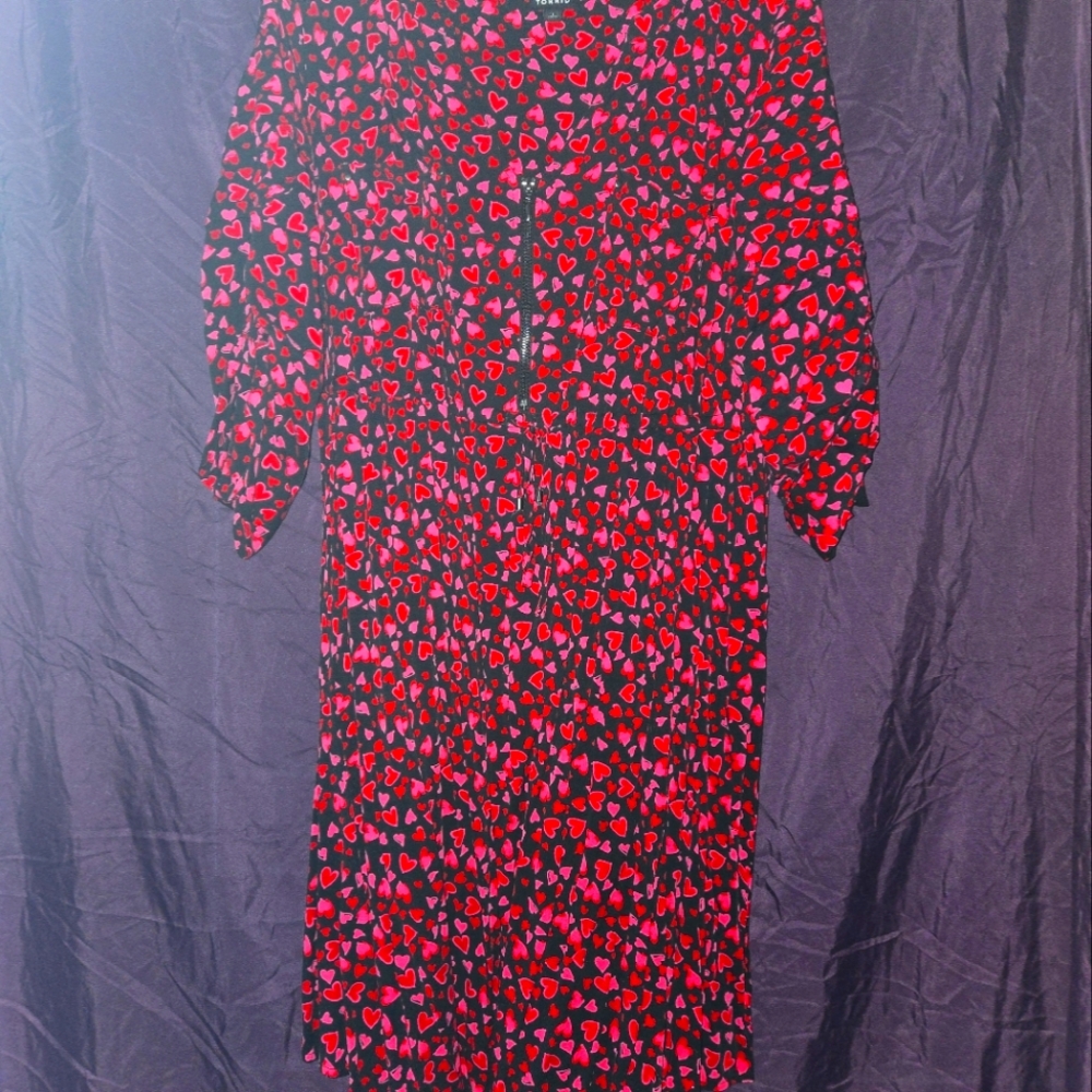 Torrid dress with  hearts